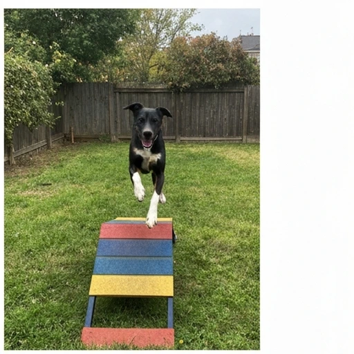 Herding dog in action