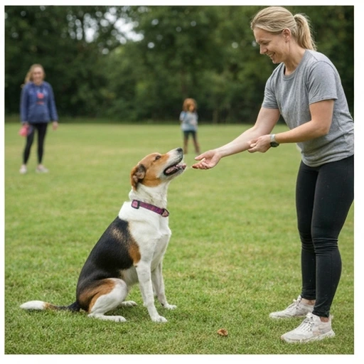 Herding dog working with livestock