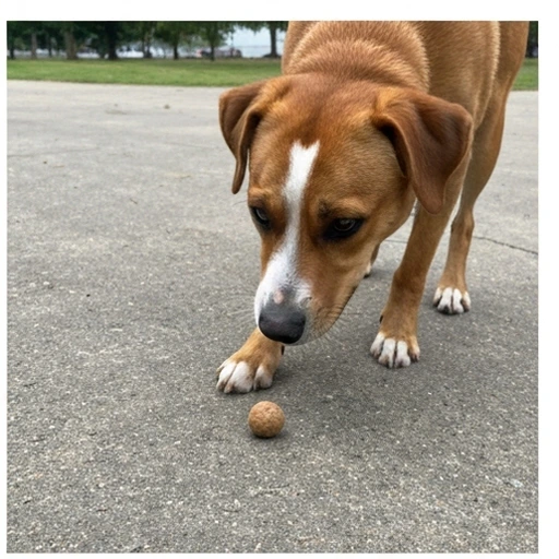 Brittany Spaniel herding practice