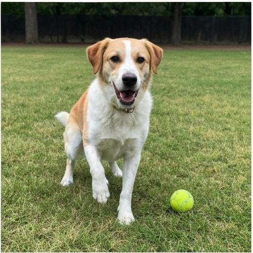 Herding dog working with livestock